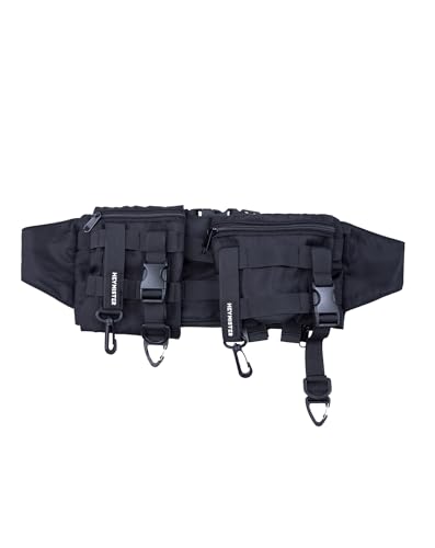 Niepce Inc Streetwear Techwear Waist Bag Men Black One Size