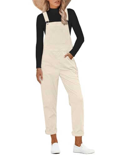 Corduroy overalls for women with adjustable straps