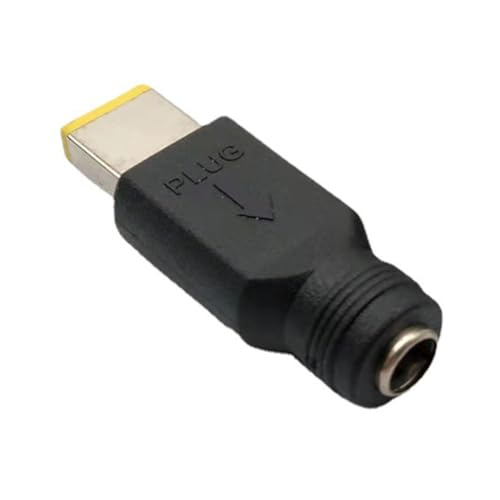 DC5.5x2.1mm to Square Port Power Adapter Female to Male Charging Converter Connector for Laptops Power Supply