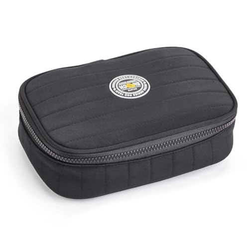 Estojo Box Masculino Volta As Aulas Na Cor Preta