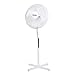 Price comparison product image Benross 43930 16-Inch Standing Fan / Oscillating & Tilting Functions / 3 Speed Controls / Safe Mesh Fan Cover / Lightweight & Portable / Efficient 50W Power / White Colour