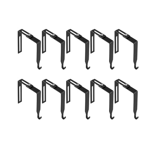 10 Pieces Cubicle Hangers Hanging Coats Hooks for Jacket Hat Clothes