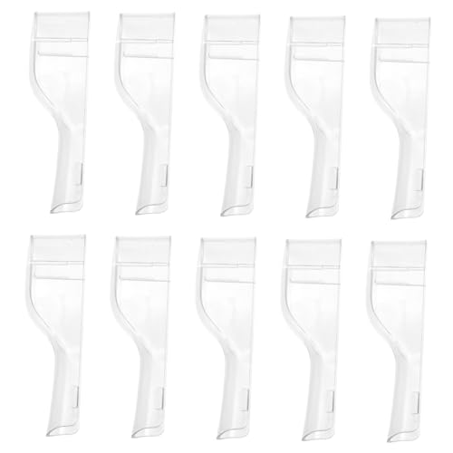 IWOWHERO 10Pcs Portable Toothbrush Covers Durable Dust for Travel Camping Use Easy to Clean Lightweight Toothbrush Caps for Outdoor