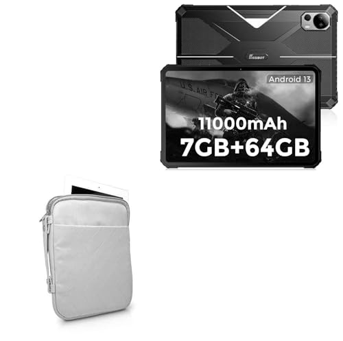 BoxWave Case Compatible with FOSSiBOT DT1 Lite - Quilted Carrying Bag, Soft Synthetic Leather Cover w/Diamond Design - Cool Grey