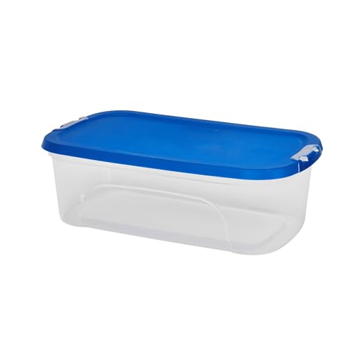 La Mejor Lista de Cajas de Plastico Bodega Aurrera para comprar hoy. 42 Italhome - Caja Organizadora, Capacidad a 4.9 litros con Tapa, Ideal para la Organización en el Armario, Cocina, Oficina, Color Transparente