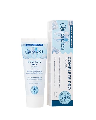 Reparierende Zahnpasta Complete Pro | Icy Mint | mit Papayaenzym | künstlichem Zahnschmelz Hydroxylapatit | 75 ml | 97% 
