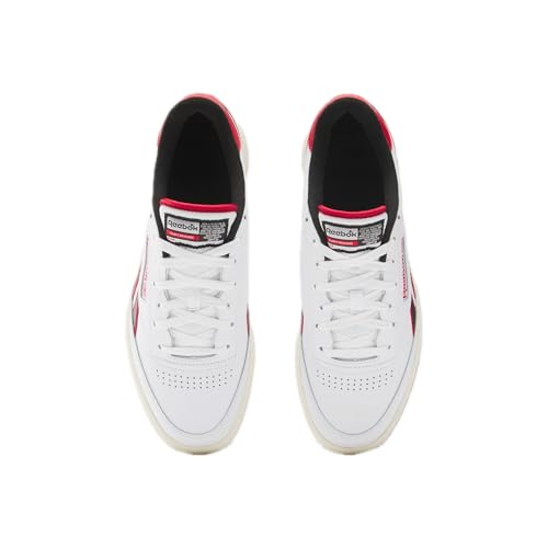 Reebok Unisex Club C Revenge Sneaker, White/Vector Red/Black, 8 Women/6.5 Men by Reebok - Used condition - Image 3