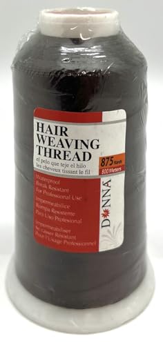 Hilo para tejido de cabello DONNA 800M marrón miniatura 1