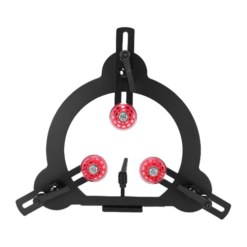 Soporte para torno con diseño de doble rodamiento y rodillos de goma suave 6