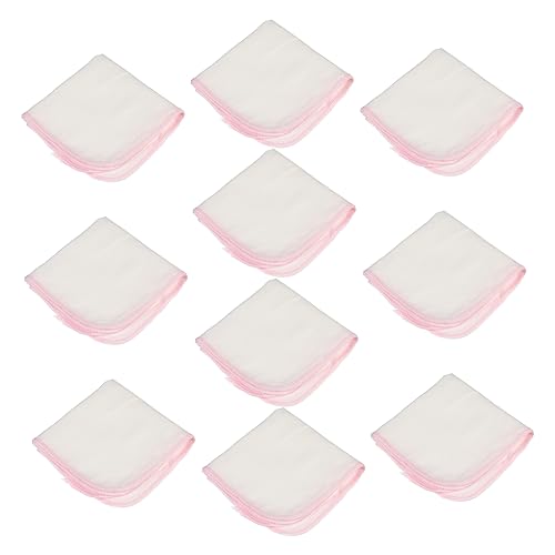 CIMAXIC Infant Bath Towels 10pcs Pure Cotton Gauze Handkerchiefs Soft Face Towels for Boys Girls