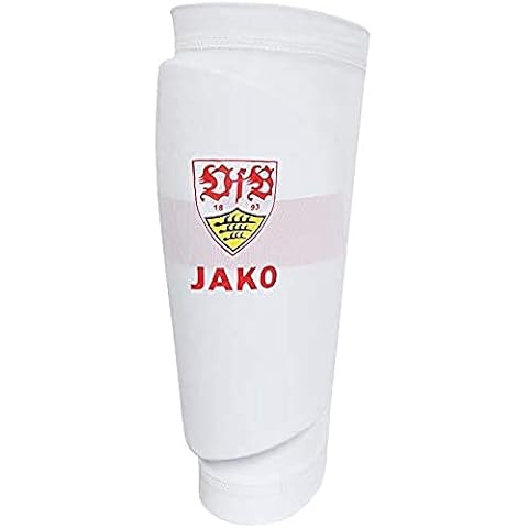 JAKO VfB Stuttgart Senior White Shin Pads Cover