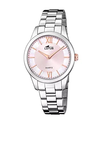 Montre Lotus femme haut de gamme en acier robuste 316L et verre minéral