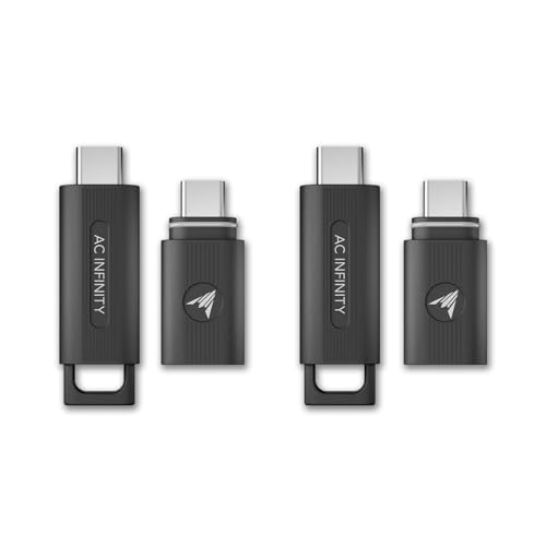 AC Infinity UIS Wireless 1-to-1 Transmitter and Receiver Two-Pack Replaces Wired Connector Cords 26 ft. Max Range 2.4 Ghz Remote Connection to UIS Devices and Controllers