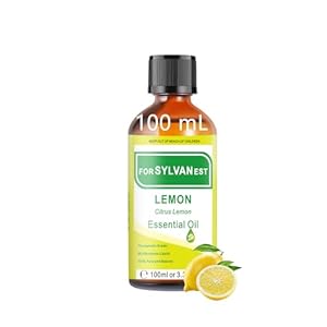 Aceite Esencial de Limón 100ML, aceite de limón 100% Natural para Aromaterapia, Difusores, Limpieza del Hogar, Purificación del Aire, Cuidado de la piel, Fabricación de Jabones y velas