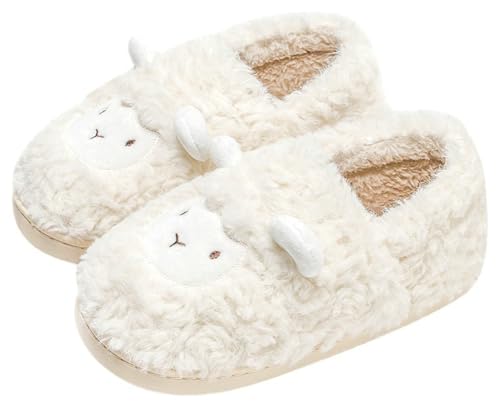 Niction Women's Fuzzy Slippers Warm Cute Gifts Trendy House Slippers Anti-Skid Rubber House Shoes for Mom Girlfriend