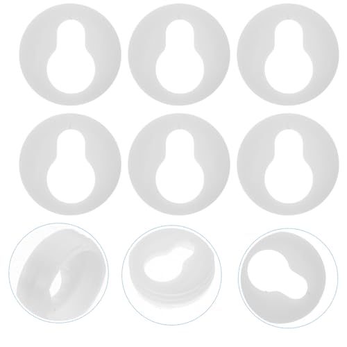 Image of Photo Frame Keyhole Hanger Brackets Round Plastic Keyhole Hangers for Picture Frames Wall Mount Hardware for Home Display Woodworking DIY Workplaces 0.74 X 0.74 X 0.27 in 50 Pieces