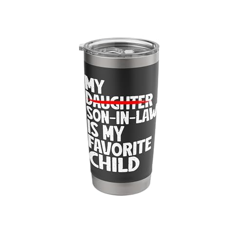 My Son-In-Law Is My Favorite Child Vintage Mother-In-Law Stainless Steel Insulated Tumbler