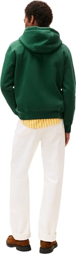 Tommy Hilfiger Herren Hoodie Tommy Logo mit Kapuze, Grün (Ornamental Green), XS – Ansicht 3