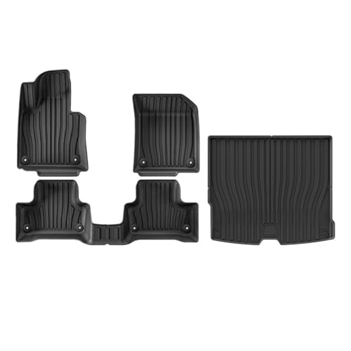 DXDAQPZ Volvo XC60 2018-2025 ΉJ[tA}bg TPE gN}bg SV^tbgpbh h J[SCi[ J[ybgANZT[(4PCS For Hybrid)