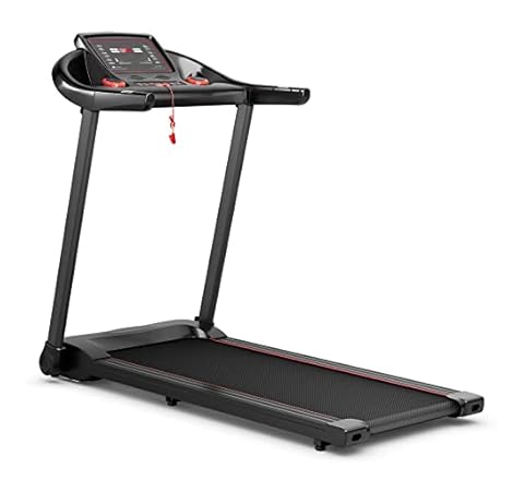 GYMAX Foldable Treadmill, 2.25HP Folding Running Machine with LED Monitor, 12 Preset Programs, APP Control, Speaker & Pulse…