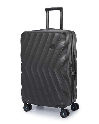 Image of BAGSMART 24 Inch Luggage with Spinner Wheels,Polycarbonate Hardside Suitcase with TSA Lock Travel Luggage Hard Shell Lightweight Rolling Luggage for Men Women,Black