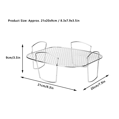 Grille de cuisson acier inoxydable pour séchage et rôtissage de viandes