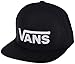 Vans Mężczyźni DROP V II SNAPBACK Czapka z Daszkiem, Czarny (Black-White Y28), Jeden Rozmiar