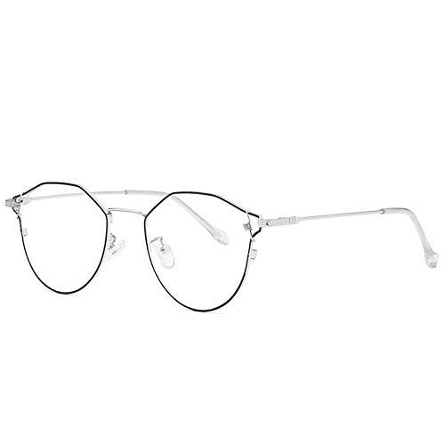 XINGYU Cat Eye Fashion Anti Blue Ray Glasses Donna Metallo Rotondo Computer TV Gioco Occhiali Block Blu per Guidare la Pesca in Esecuzione Campeggio Golf Tempo Libero Sport all'aperto