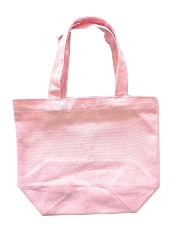 Bolso tote mini de lona gruesa sin estampado Chezi, DIY, 9 x 8 x 4 pulgadas miniatura 2