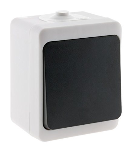Zenitech - Interrupteur Va et Vient - IP54 - Noir