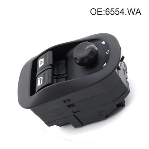 Commande lève-vitre 6554.WA Peugeot 206 bouton de commande de miroir - 2