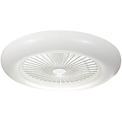 Plafon Led Ventilador BEL AIR HOME - Ventilador Plafón Led KIRA con Mando a Distancia, con APP ARGRACE disponible para IOS/ANDROID con 3 Temperaturas de Luz (3000K-4000K-6500K) - Ideal para Decorar (Blanco)