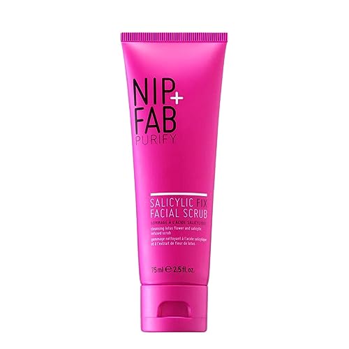 Nip+Fab - Nip + Fab Salicylic Acid Fix | Peeling Facial con Ácido Salicílico | Piedra Volcánica | Peeling limpiador | Limpieza de Poros | Control de Sebo | 75 ml