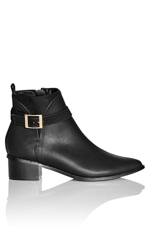 City Chic Women's Ankle Boot-Wide Fit Micah2