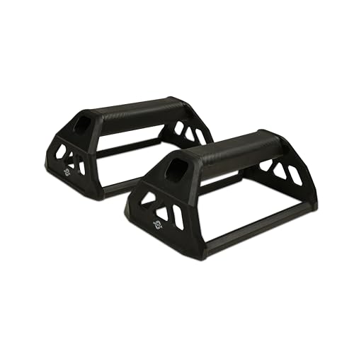 Image of Nivia Performance Push-Up Bar, Home Gym Equipment for Men & Women, For Training, Exercise Push up Stand, Gym Accessories, Home Use for Chest, Anti-Slip Push Up Stand (Black)