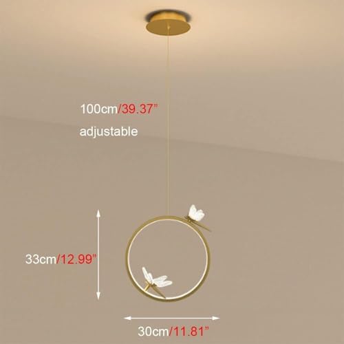 Lámpara colgante LED para estudio y dormitorio moderno con luces colgantes sencillas de techo 3
