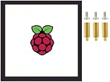 waveshare 4inch DPI Touch Screen LCD (C) for Raspberry Pi 4B/3B+/3B/2B/Zero/Zero 2 W/2 WH, 720x720 IPS Square Display Toughened Glass Cover Refresh Rate up to 60Hz