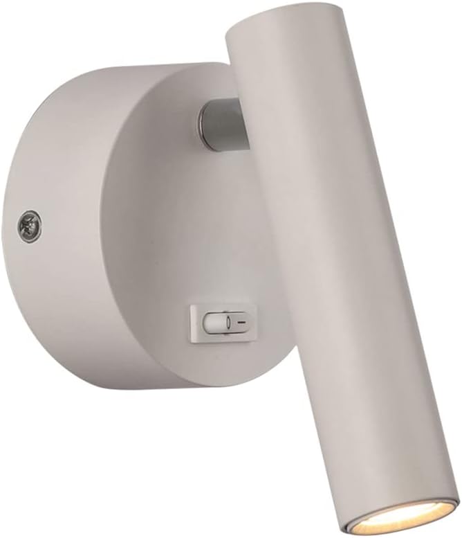 Wall sconces LED Spotlight, Bedroom Bedside Reading Lamp, Metal Wall Lamps with 350°+° Adjustable Small, 3W Study Room Decorat Wall Light 4500K Wall sconces