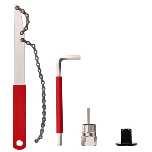 XSJMYYY-US Bike Cassette Removal Tool with Chain Whip