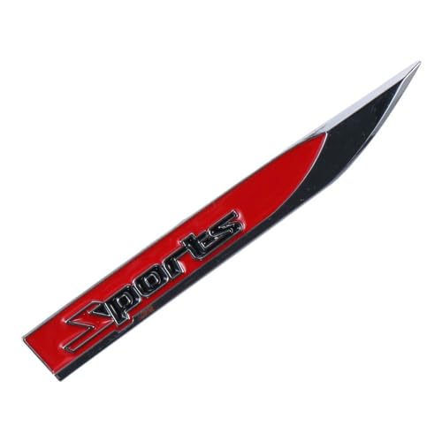 Image of BYOBYO 2Pcs 3D Metal Sports Logo Emblem Badge,Sports Logo Emblem Blade Side Fender Metal Sticker for Car, Truck, Motorcycle