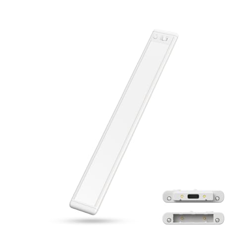 LAFAER 15 Inch Under Cabinet Lighting, Expandable LED Cabinet Light with Sensor Controls, Adjustable...