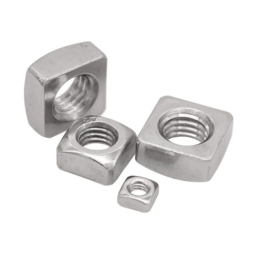 5〜50個 A2 ステンレス鋼 M3-M12 四角ナット DIN557 簡単取付(M5-30pcs)