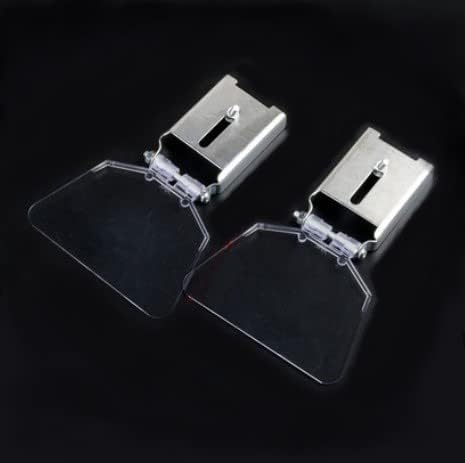 KooingTech Bench Grinder Eyeguard, 2PCS, Silver, Stainless Steel, Universal, Easy Install, Protects from Debris & Sparks, Compatible with 125/150/200/250 Grinders - Image 4