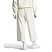 Adidas Women's All SZN Ribbed 7/8 Length Wide Leg Pants, Off White, Medium