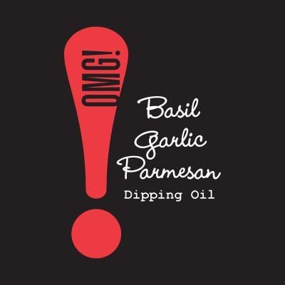 Miniatura 5 de OMG! Aceite de inmersión gourmet de albahaca y ajo y parmesano  Como se encuentra en el mercado de Pike Place (delicioso, perfecto para panes,