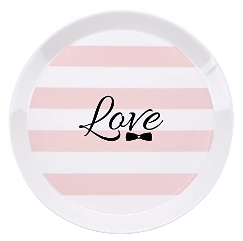 Miss Etoile Assiette Love Rose New Bone Chine - Assiette à dessert - Assiette à gâteau - Assiette à dessert - Assiette à dessert - Assiette à gâteau - Assiette en porcelaine