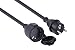Produktbild Electraline 01658 Verlängerungskabel IP44 (5m Kabel, H07RN-F 3G2.5, für den Außenbereich und den Einsatz auf Baustellen) schwarz, Schwartz