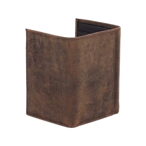 ARIAT Men's Genuine Crazy Horse Leather Trifold Wallet3