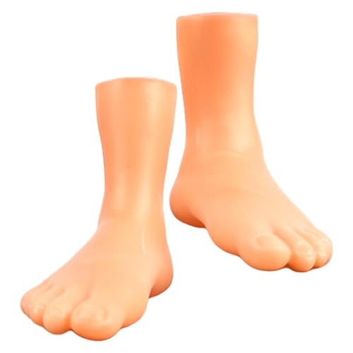 子供用指人形、指足人形 - 足指人形猫のインタラクティブおもちゃ | 小さな足 2 個、楽しい小さな足、子供と大人のための小さな足の指、かわいい猫のおもちゃ