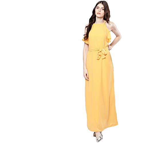 Image of Harpa Shoulder Straps Without Sleeves Dress